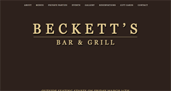 Desktop Screenshot of beckettsnyc.com
